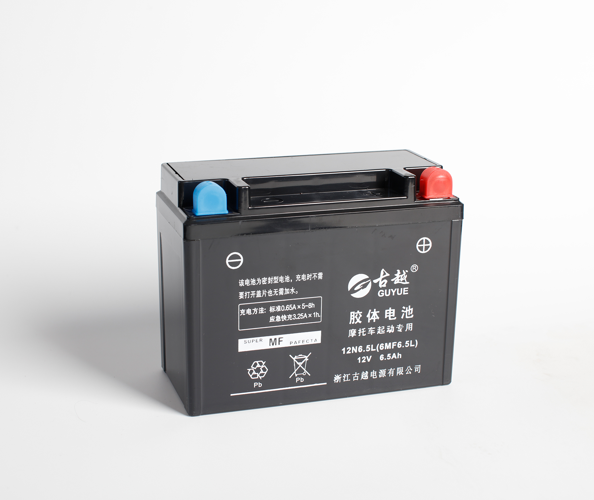 膠體摩托車(chē)電池 6MF6.5L-GEL