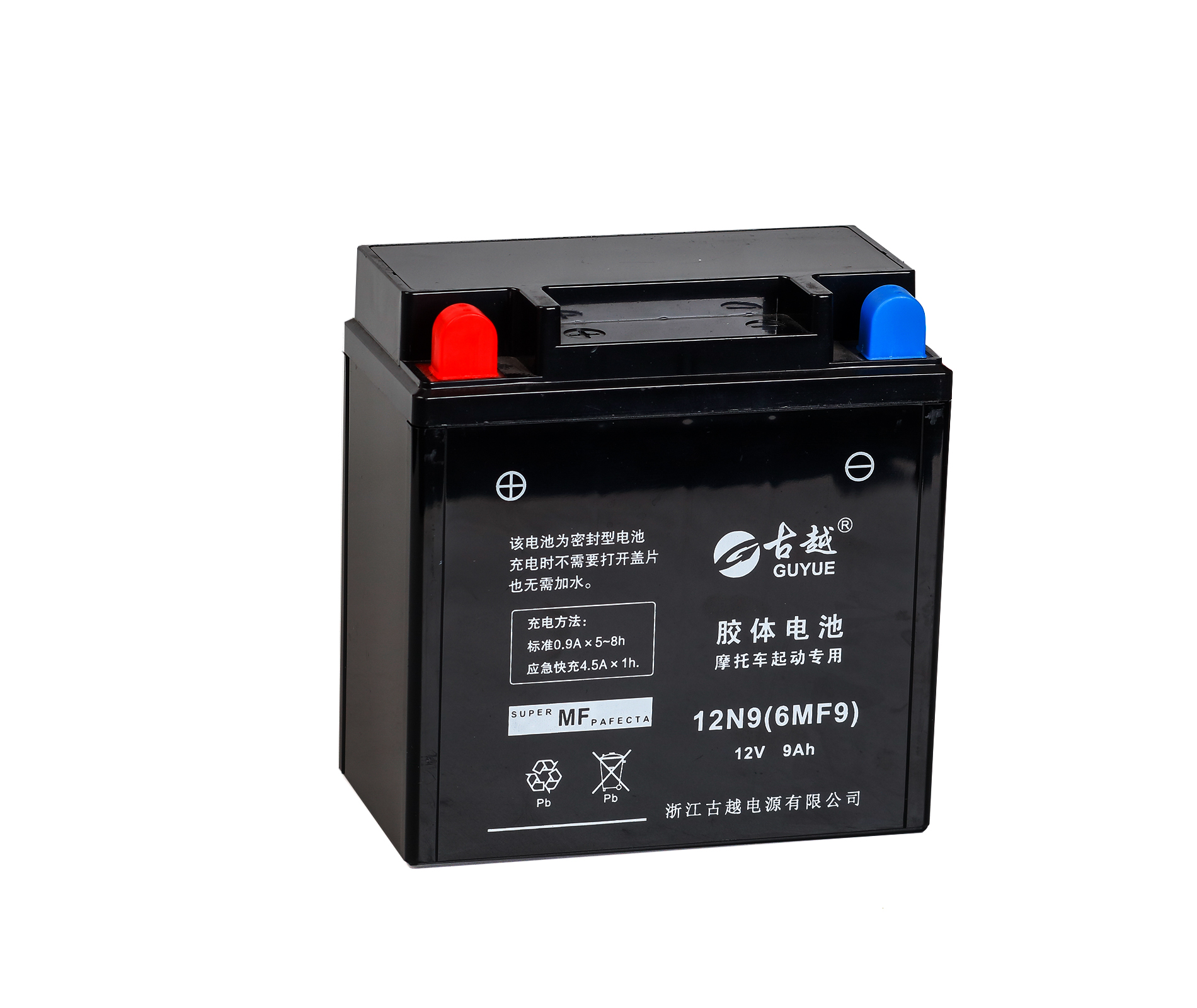 膠體摩托車(chē)電池 6MF9 - GEL